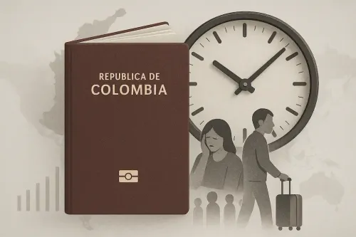 Imagen de articulo Colombia Passport Crisis 2025: Delays, Visas & Travel Impact Explained