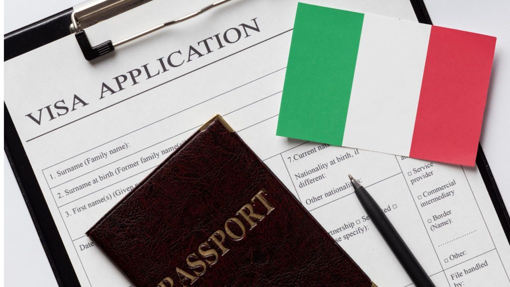 visa de trabajo para Italia